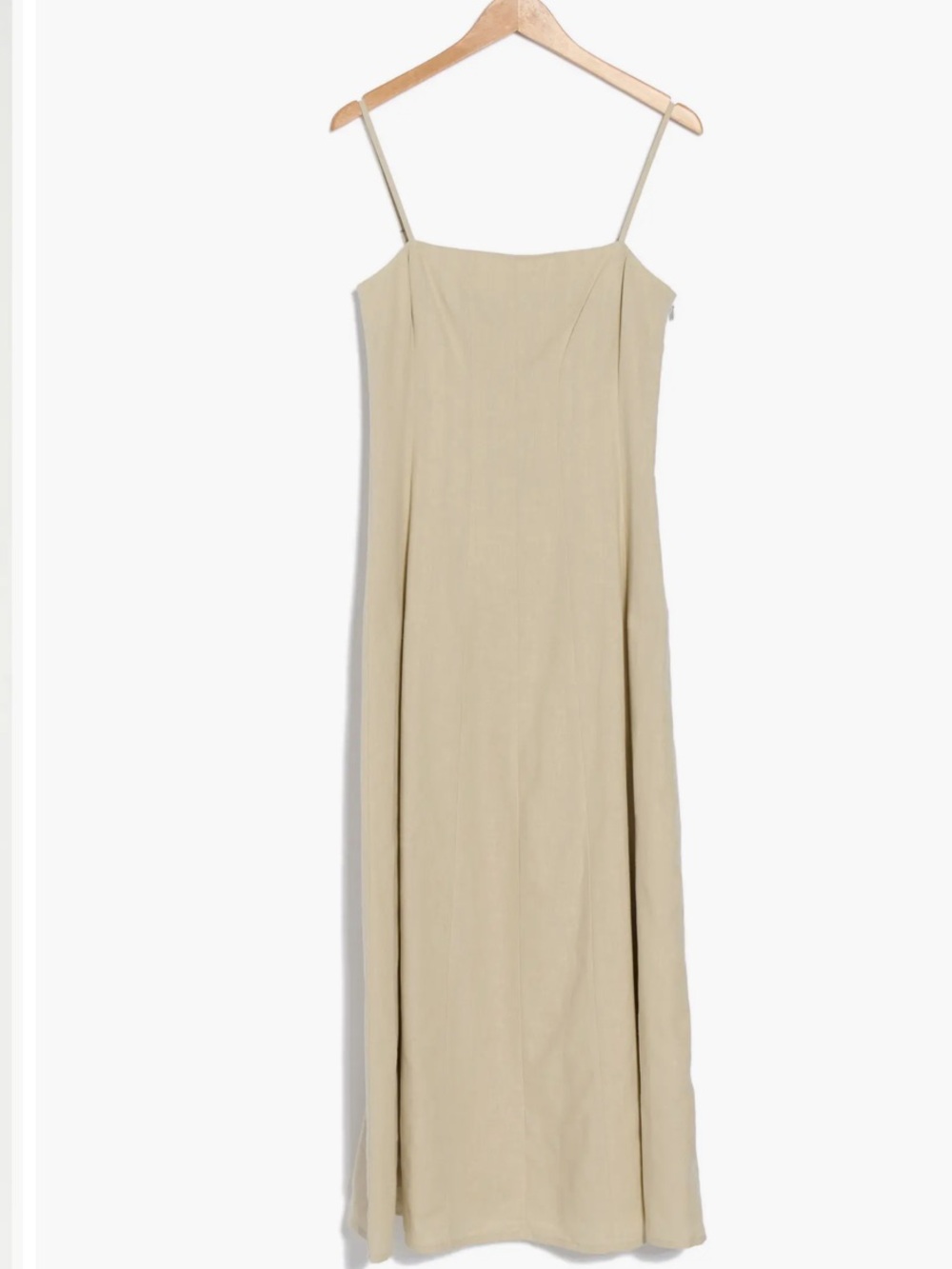 rag & bone Neutral Beige Slip Maxi Dress